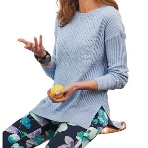 Soft Surroundings “Saint Marie” Sweater Blue